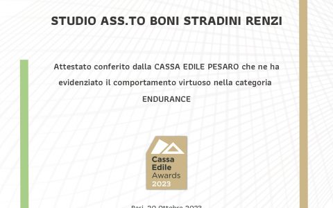 Soddisfazione per il riconoscimento ricevuto